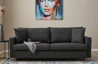 Canapea Trendy Eva Anthracit 210x90x82cm GTR003045 imaginea #1 — magazin online Desire.md