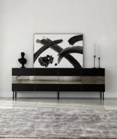 Comodă TV Trendy Leon Black 180x59x35cm GTR000354 imaginea #1 — magazin online Desire.md