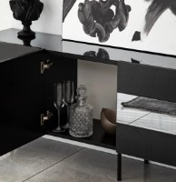 Comodă TV Trendy Leon Black 180x59x35cm GTR000354 imaginea #2 — magazin online Desire.md