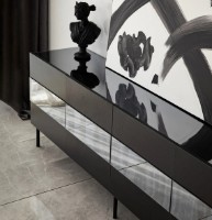 Comodă TV Trendy Leon Black 180x59x35cm GTR000354 imaginea #3 — magazin online Desire.md