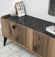 Comodă TV Trendy Lidia Walnut/Marble 180x49x35cm GTR000002 imaginea #3 — magazin online Desire.md