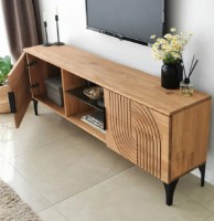 Comodă TV Trendy Lidya Oak/Black 150x55x30cm GTR000348 imaginea #6 — magazin online Desire.md