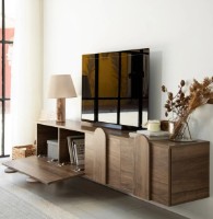 Comodă TV Trendy Linia Noua Walnut 180x35x35cm GTR000344 imaginea #3 — magazin online Desire.md