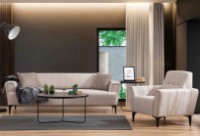 Canapea Trendy Hamlet Beige 230x95x77cm GTR003048 imaginea #2 — magazin online Desire.md