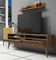 Comodă TV Trendy Linie Walnut 150x50x30cm GTR000067 imaginea #2 — magazin online Desire.md