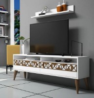 Comodă TV Trendy Linie White/Walnut 150x50x30cm GTR000068 imaginea #4 — magazin online Desire.md