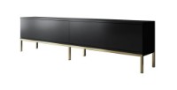 Comodă TV Trendy Lord Black/Gold 180x47x30cm GTR006359 imaginea #3 — magazin online Desire.md