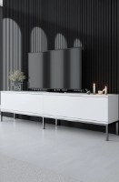 Comodă TV Trendy Lord White/Silver 180x47x30cm GTR006362