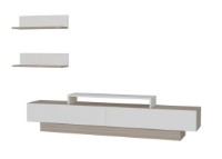 Comodă TV Trendy Lore Oak/White 180x40x31cm GTR006453 imaginea #4 — magazin online Desire.md