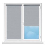 Rolete textile Msrolls Mat Linen L 1080 Grey 0.80x1.70m imaginea #1 — magazin online Desire.md