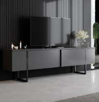 Comodă TV Trendy Lux Anthracit/Black 180x50x30cm GTR000007