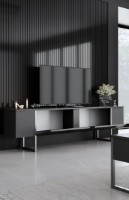 Comodă TV Trendy Luxe Anthracit/Silver 180x50x30cm GTR006436 imaginea #2 — magazin online Desire.md