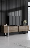 Comodă TV Trendy Luxe Walnut/Silver 180x50x30cm GTR006437 imaginea #1 — magazin online Desire.md