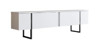 Тумба под ТВ Trendy Luxe White/Black 180x50x30cm GTR006356 фото №3 — интернет-магазин Desire.md