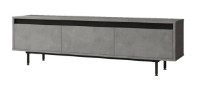 Comodă TV Trendy LV1-RL Grey/Black 160x45.2x35.5cm GTR000387 imaginea #4 — magazin online Desire.md