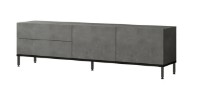 Comodă TV Trendy LV6-RL Grey/Black 170.3x46.4x35.5cm GTR000388 imaginea #4 — magazin online Desire.md