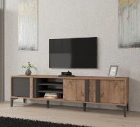 Comodă TV Trendy Mengu Pine Atlantic/Anthracit 180x50x40cm GTR006421