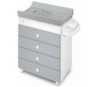 Comodă Cam Asia Bear Dark Grey (2600000104685)