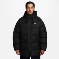 Geacă pentru bărbați Nike Sportswear Club Therma-Fit Parka Black/White, s.XXL imaginea #1 — magazin online Desire.md