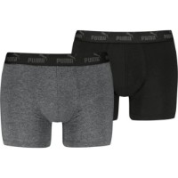Мужские трусы Puma Elements Basic Boxers 2P Grey Combo, s.XXL