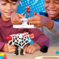 Plastilina Hasbro Marvel: Spider-Man Lauch And Slice Battle (F9827) imaginea #5 — magazin online Desire.md