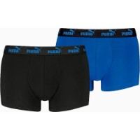 Мужские трусы Puma Elements Basic Trunks 2P Black/Blue, s.XXL