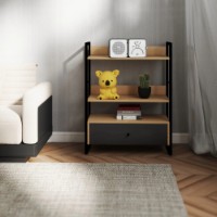 Etajeră Deco Alto 3 70x30x90 (MBALT3-JJLVC-M37M60BLK) imaginea #2 — magazin online Desire.md