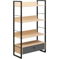 Etajeră Deco Alto 4 70x30x124.5 (MBALT4-JJLVC-M37M60BLK)