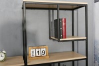 Etajeră Deco Aries 63.5x30.5x122 (MBARI-JJLVC-M37BLK) imaginea #2 — magazin online Desire.md