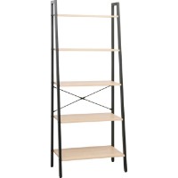 Etajeră Deco Azalia 5 64x34x164 (MBAZA5-JJLVC-M37BLK)