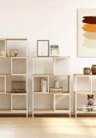 Etajeră Deco Loreto 4 70x30x113 (MBLRT4-JJLVC-M37WHT) imaginea #5 — magazin online Desire.md