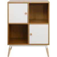 Etajeră Deco Marani 2 60x40x81 (MBMAR2-JJLVC-M33WHT)