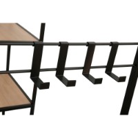 Etajeră Deco Regan 103x43x173 (CREG-JJLVC-M37BLK) imaginea #4 — magazin online Desire.md