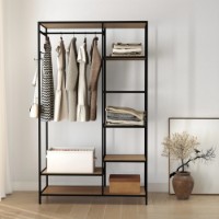 Etajeră Deco Regan 103x43x173 (CREG-JJLVC-M37BLK) imaginea #5 — magazin online Desire.md