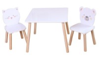 Măsuță pentru copii cu scaune Chipolino Bear And Kitten MDF (DIWH02440323) imaginea #5 — magazin online Desire.md