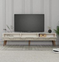 Тумба под ТВ Trendy Lyon 44 Cream/Walnut 180x44x35cm GTR006396 фото №2 — интернет-магазин Desire.md