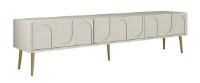 Comodă TV Trendy Lyon 43 Cream/Gold 180x43x35cm GTR006395 imaginea #4 — magazin online Desire.md