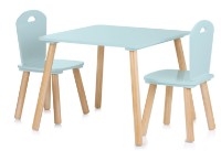 Măsuță pentru copii cu scaune Chipolino Blue MDF (DIWH02430323)