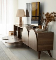 Comodă TV Trendy Mesta Walnut 180x50x35cm GTR000340 imaginea #3 — magazin online Desire.md