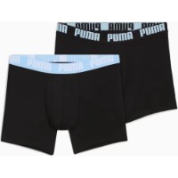 Мужские трусы Puma Everyday Basic Boxers 2P Black/Blue, s.S фото №1 — интернет-магазин Desire.md
