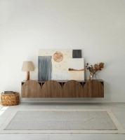 Comodă TV Trendy Nuca Mesta Walnut 180x35x35cm GTR000341