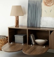 Comodă TV Trendy Nuca Mesta Walnut 180x35x35cm GTR000341 imaginea #3 — magazin online Desire.md