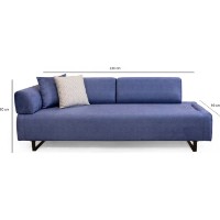 Canapea Trendy Infinit Blue 220x90x80cm GTR003062 imaginea #9 — magazin online Desire.md