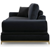 Canapea Trendy Linie Black 320x102x84cm GTR003707 imaginea #7 — magazin online Desire.md