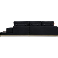 Canapea Trendy Linie Black 320x102x84cm GTR003707 imaginea #9 — magazin online Desire.md
