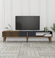 Comodă TV Trendy Milan Alt Walnut/Anthracit 180x40x35cm GTR000125 imaginea #1 — magazin online Desire.md
