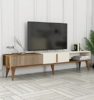 Comodă TV Trendy Milan Alt Walnut/Cream 180x40x35cm GTR000126 imaginea #2 — magazin online Desire.md