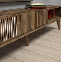 Comodă TV Trendy Milano Walnut/White 180x40x35cm GTR000111 imaginea #4 — magazin online Desire.md