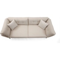 Canapea Trendy Mapa Cream 90x214x84cm GTR003290 imaginea #3 — magazin online Desire.md