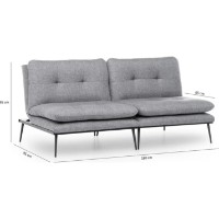 Canapea Trendy Martin GR110 Grey 180x95x95cm GTR003066 imaginea #9 — magazin online Desire.md